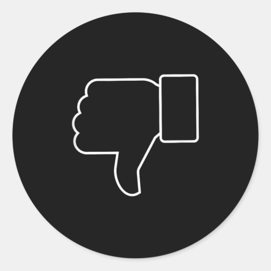 嫌だ、面白い、ジョーク、皮肉 ラウンドシール (正面)