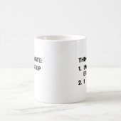 嫌なこと コーヒーマグカップ (中央)