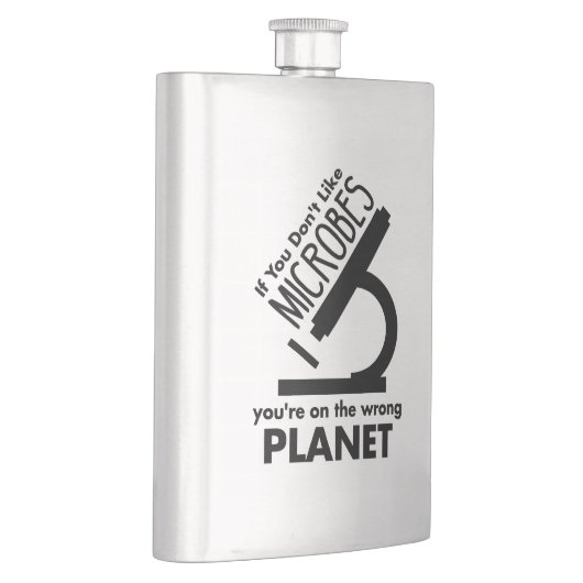 嫌なら地球から出ろ フラスク (右)