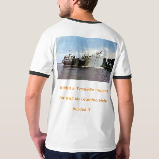 嫌な一日 Tシャツ (裏面フル)