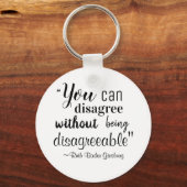 嫌な嫌がらせをせずに同意できない キーホルダー (正面)