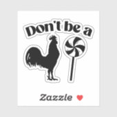 嫌な棒つきキャンデーするな シール (シート)