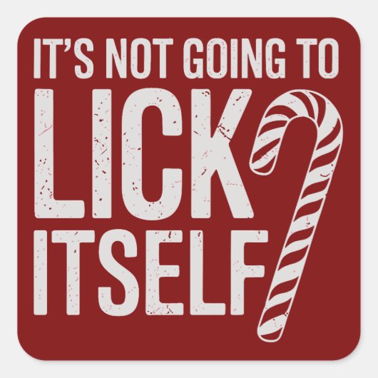 嫌な皮肉で自分を舐めたりはしない スクエアシール (正面)