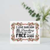 嫌みが大好きです ポストカード (スタンド正面)