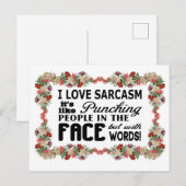 嫌みが大好きです ポストカード (正面/裏面)