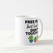 嫌みなフリーのナメクジは、私をtouchしない コーヒーマグカップ (正面右)