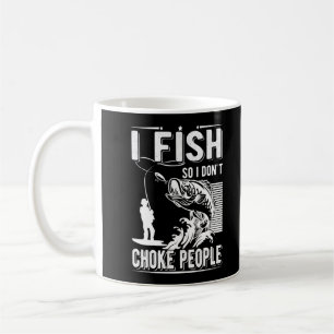 嫌みな漁おもしろい師魚皮肉 コーヒーマグカップ