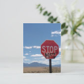 嫌ストップいはがき ポストカード (スタンド正面)