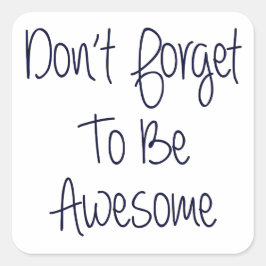 嫌忘れだ素晴らし スクエアシール