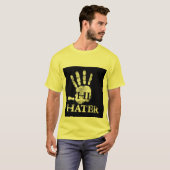 嫌悪症の黄色 Tシャツ (正面フル)