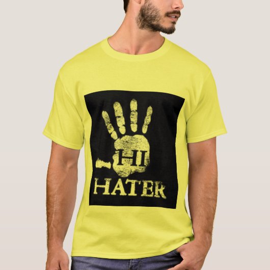 嫌悪症の黄色 Tシャツ (正面)