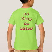 嫌悪症は私を有名にさせます Tシャツ (裏面)