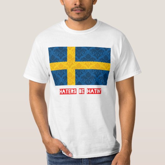 嫌悪症はhatinスウェーデンです tシャツ (正面)