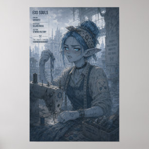 嫌悪 / 縫製女工 / 縫製工場 ポスター