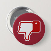 嫌気ボタン! 缶バッジ (正面&裏面)