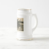 嬉しいけど壊れちゃった!漫画ユーモアヴィンテージ ビールジョッキ (正面右)