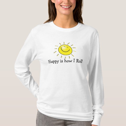 嬉しいよ転が Tシャツ (正面)