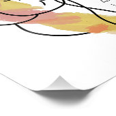 嬉しいエコー：カラフル水色 フォトプリント            (角)