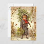 嬉しいクリスマス シーズンポストカード (正面/裏面)