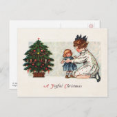嬉しいクリスマス-ヴィンテージ シーズンポストカード (正面/裏面)