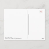 嬉しいクリスマス-ヴィンテージ シーズンポストカード (裏面)