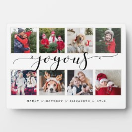 嬉しいスクリプトファミリーフォトキープサケコラージプラーク フォトプラーク