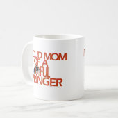 嬉しいスプリンガーの誇り高いお母さん コーヒーマグカップ (正面左)