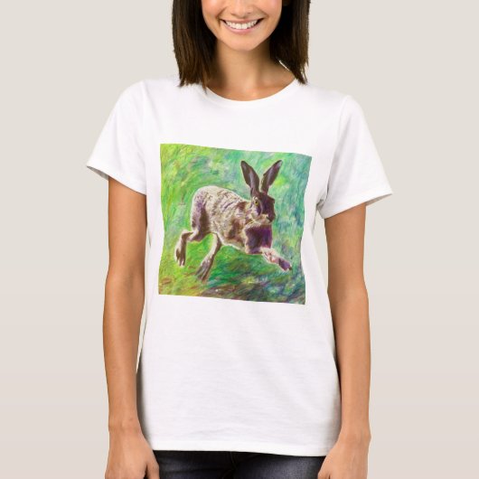 嬉しいノウサギ2011年 Tシャツ (正面)