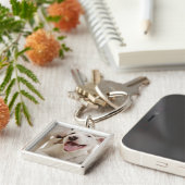 嬉しいブルテリア キーホルダー (側面)