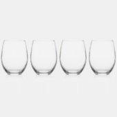 嬉しいポースク！スカンジナビアウサギ ステムなしワイングラス (左)