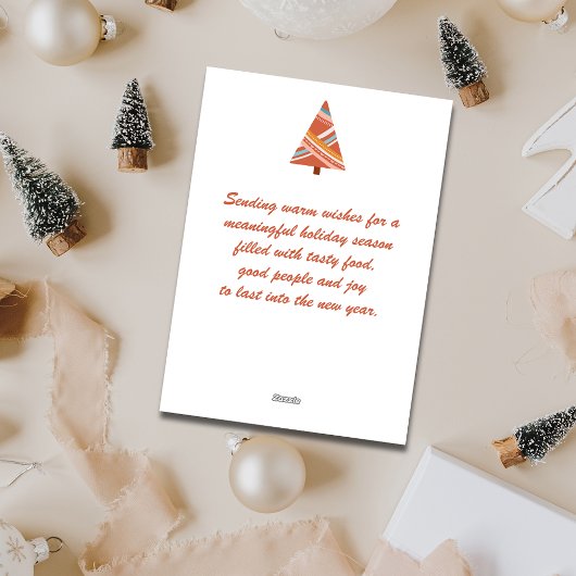 嬉しいモダンフェスティバルトナカイの写真 シーズンカード