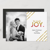 嬉しい事だ。 |クリスマス・ホリデー・フォト・カード シーズンカード (正面/裏面)