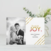 嬉しい事だ。 |クリスマス・ホリデー・フォト・カード シーズンカード (スタンド正面)