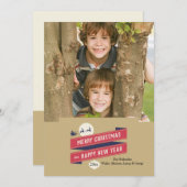 嬉しい休日の写真カード シーズンカード (正面/裏面)