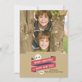 嬉しい休日の写真カード シーズンカード