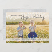 嬉しい休日を望みます シーズンカード (正面/裏面)