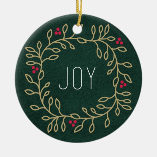 嬉しい伝統 セラミックオーナメント (正面)