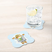 嬉しい冬猫 ペーパーコースター (インサイチュ)