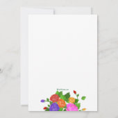 嬉しい大事な行事の招待状 招待状 (裏面)