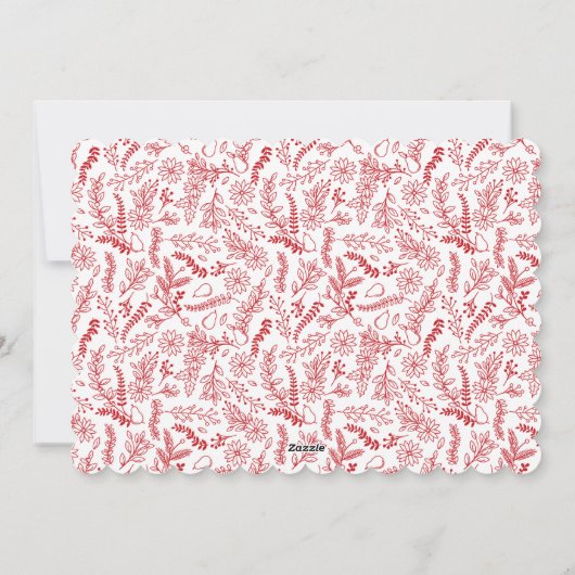 嬉しい時|の休日の写真カード シーズンカード (裏面)