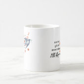 嬉しい朝私は遠くにな賛美歌の鳥のマグを飛ばします コーヒーマグカップ (中央)