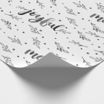 嬉しい水彩画の包装紙