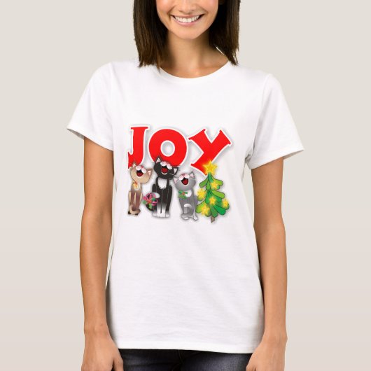 嬉しい猫 Tシャツ (正面)