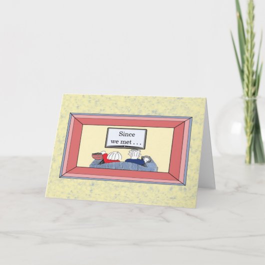 嬉しい私達は-誕生日に会いました カード (正面)