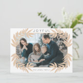 嬉しい葉のペーパー休日の写真カード シーズンカード (スタンド正面)