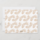 嬉しい葉のペーパー休日の写真カード シーズンカード (裏面)