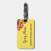 嬉しい象-自由の生命! ラゲッジタグ (裏面縦)