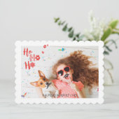 嬉しい足の休日ペット写真 シーズンカード (スタンド正面)