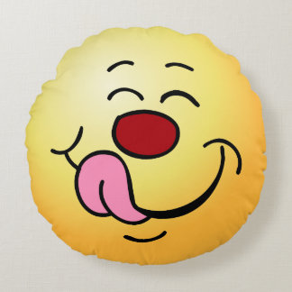 嬉しい顔Grumpey ラウンドクッション