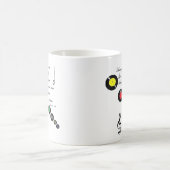 嬉しい騒音のマグを作って下さい コーヒーマグカップ (中央)